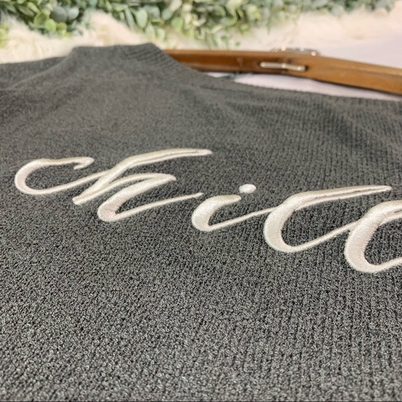 Chill embroidered boat neck cutout sweater - Picture 8 of 10